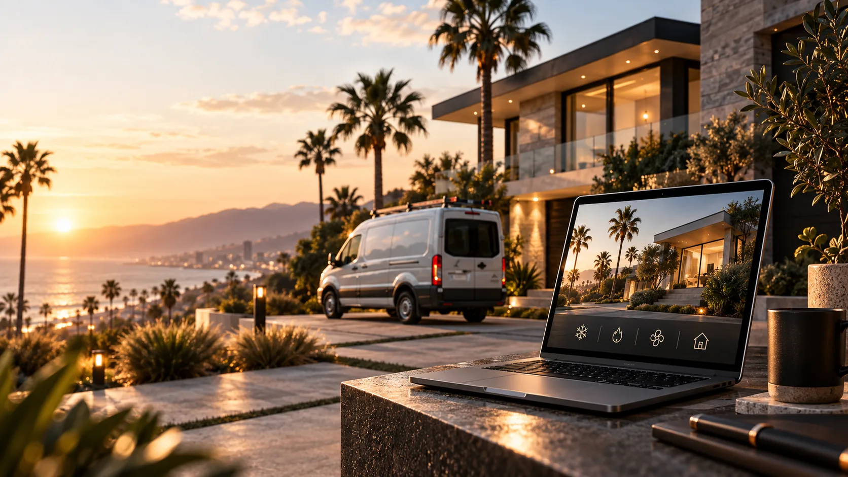 HVAC and home services website experience